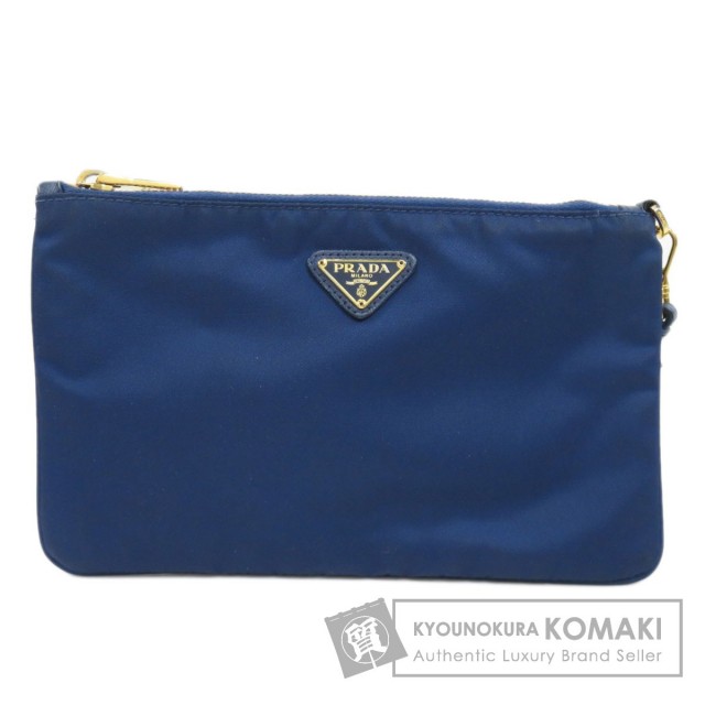 ★PRADA★ ロゴ付き ポーチ 【多色在庫】 プラダ ポーチ PRADA 1NA021 20L F0N12 CANAPA LOGO カナパ ロゴ