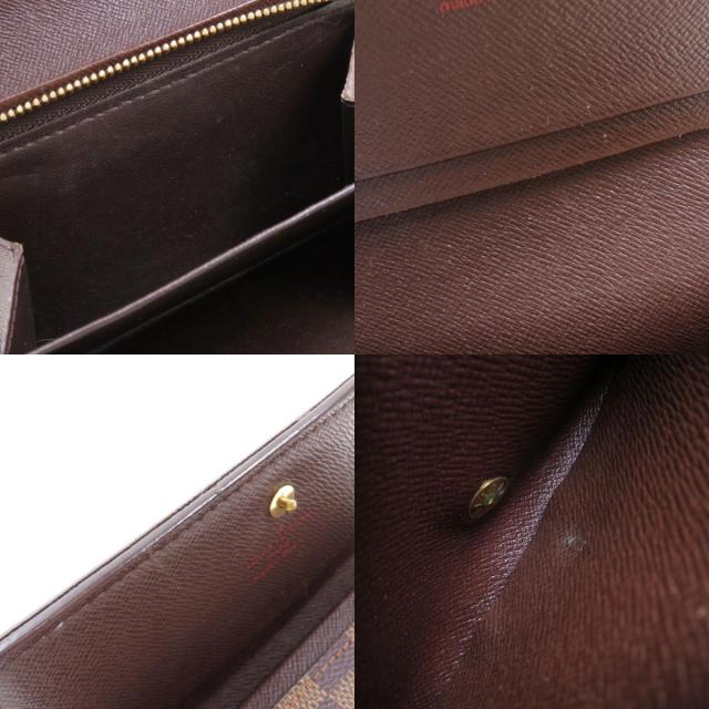 ルイ・ヴィトン ダミエ ポルト フォイュ トレゾール二つ折り財布 ▽▽LOUIS VUITTON ルイヴィトン レディース 二つ折り財布
