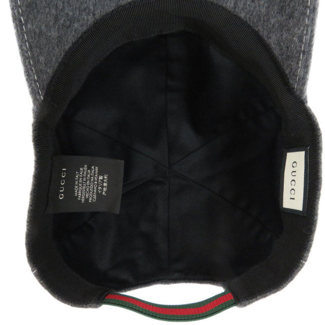 GUCCI グッチ キャップ インターロッキングG 帽子 ウール