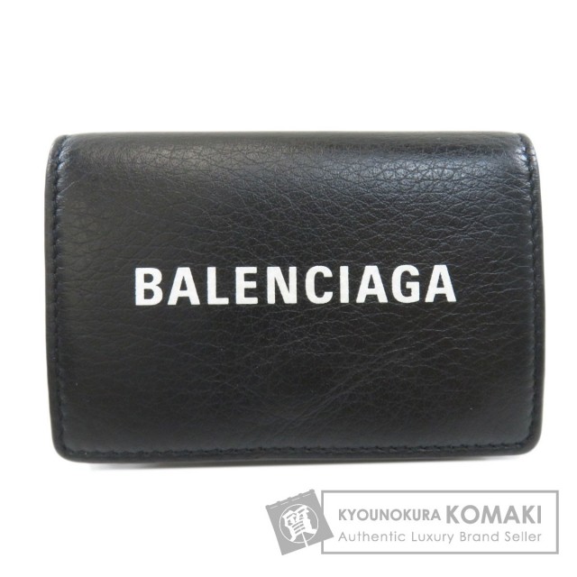 VIP【関税送料無料】希少 BALENCIAGA 二折財布小銭入付き BALENCIAGA バレンシアガ ミニウォレット 二つ折り財布(小銭
