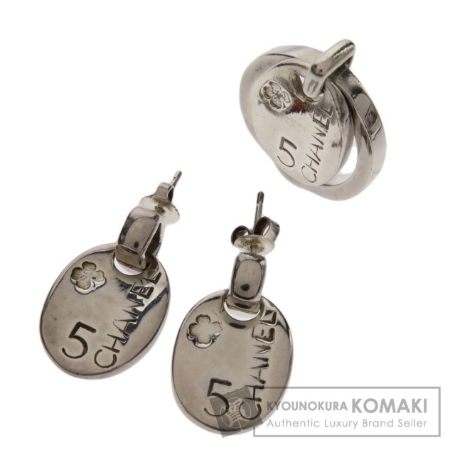 CHANEL シャネル 2点セット ピアス No5 クローバーリング リング 