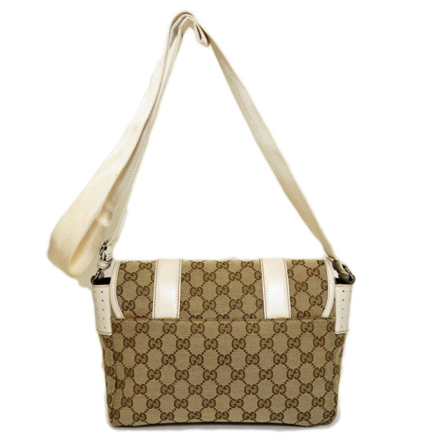 GUCCI グッチ 145858 GG ショルダーバッグ キャンバス レディース 