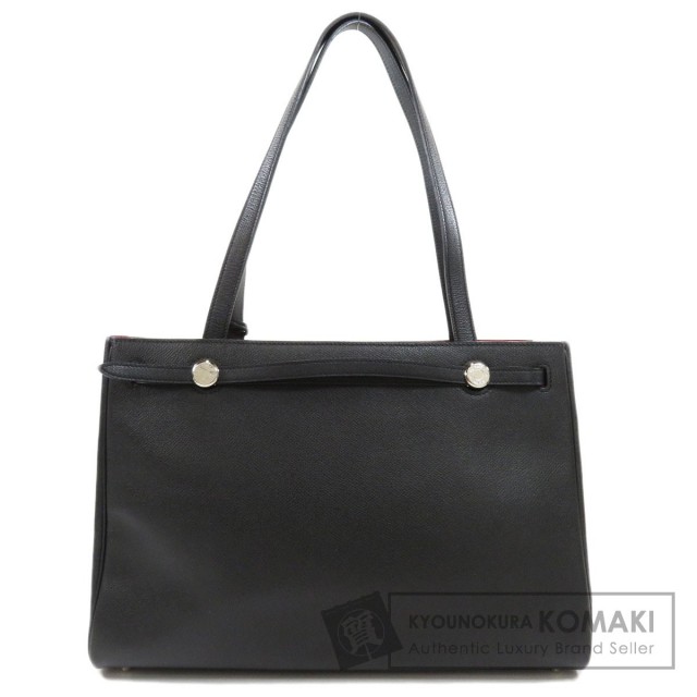 HERMES エルメス カバナ ブラック 黒 シルバー金具 トートバッグ HERMES エルメス カバナ ブラック 黒 シルバー金具 トートバッグ