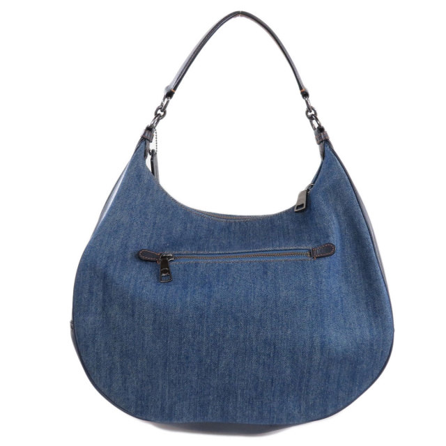 COACH コーチ F57618 ワンショルダー 2WAY ショルダーバッグ デニム 