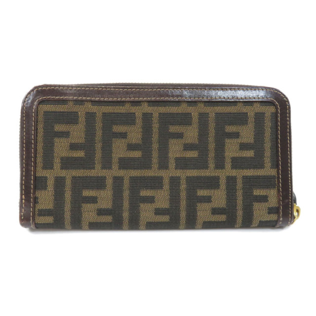 FENDI フェンディ ラウンドファスナー ズッカ柄 長財布（小銭入れあり 