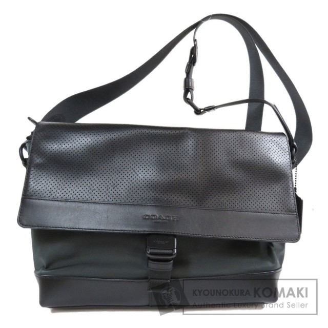 COACH コーチ F71968 ショルダーバッグ メンズ　レディース COACH コーチ F71968 ロゴ ショルダーバッグ レザー/ナイロン