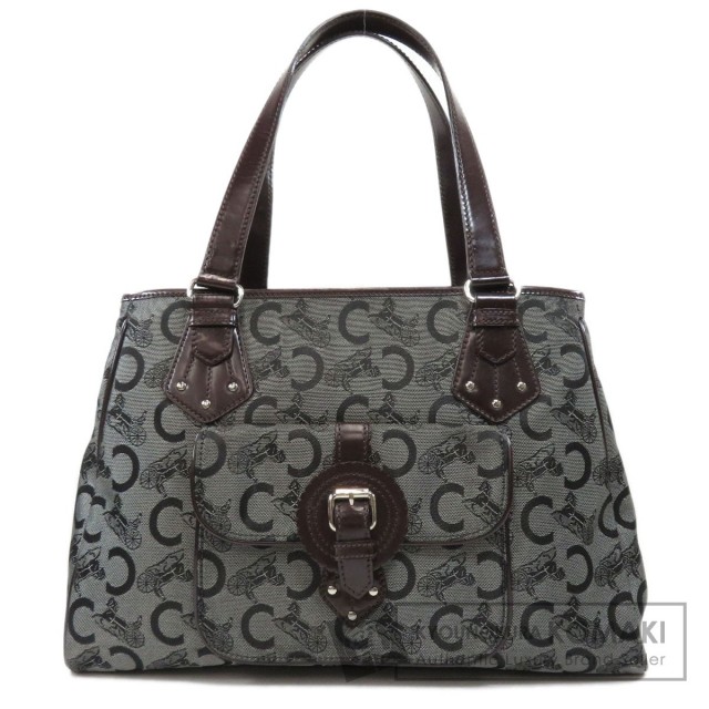 CELINE セリーヌ 馬車柄 トートバッグ キャンバス レディース