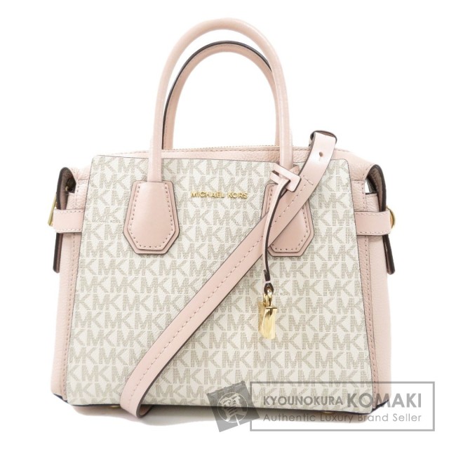 Michael Kors マイケルコース ロゴ ハンドバッグ レザー レディース