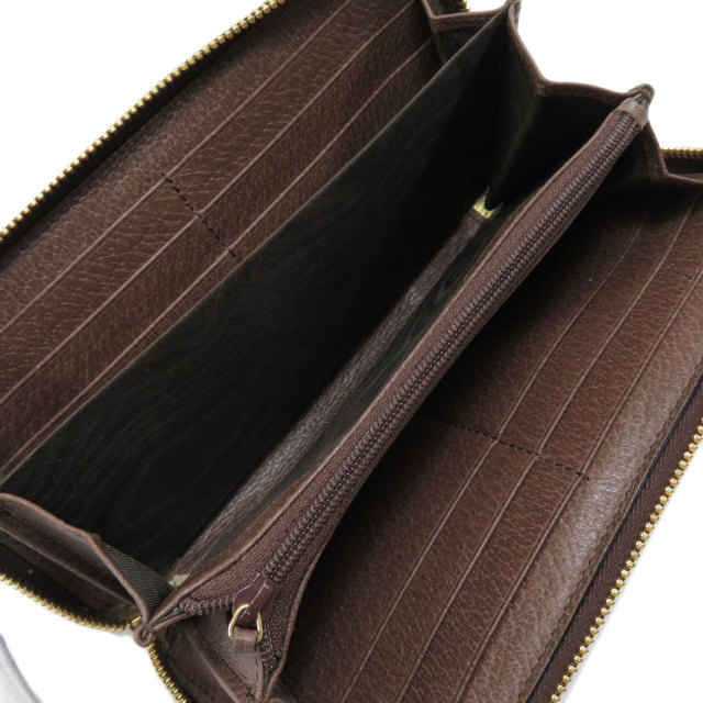 GUCCI グッチ 523154 ラウンドファスナー GG シェリーライン 長財布 