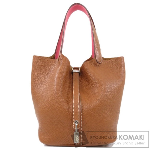 HERMES エルメス ピコタンロックエクラMM ゴールド シルバー金具 