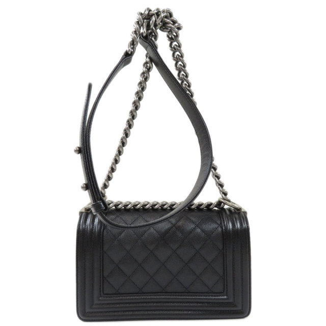 CHANEL シャネル チェーンショルダー ボーイシャネル シルバー金具  