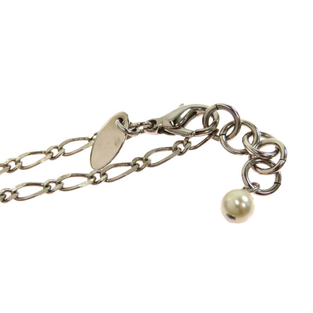 【良品】CHANEL ココマークフェイクパールネックレス B14B □シャネル□ ココマーク ネックレス フェイクパール ライン