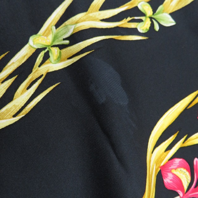 HERMES エルメス カレ90 H d Origny 花咲く馬 スカーフ シルク レディース