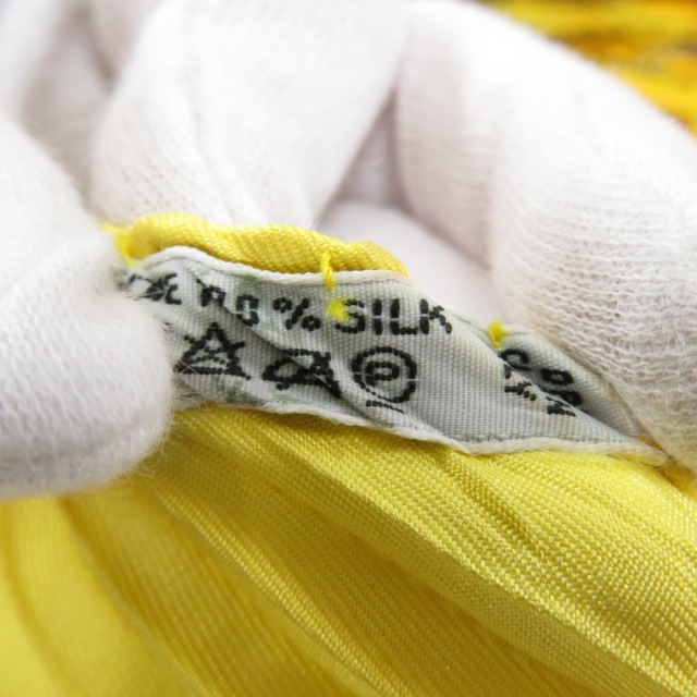 HERMES エルメス プリーツスカート カレ90 CONCERTO スカーフ シルク  