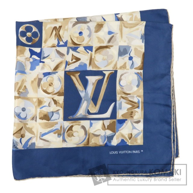 Louis Vuitton シルクスカーフ モノグラム 国内発送☆直営店レシート付】LV スカーフ モノグラム シルク