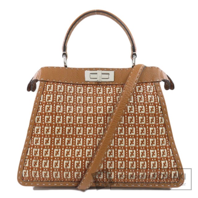 FENDI フェンディ ピーカブー 2WAY ハンドバッグ レザー