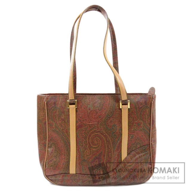 ETRO エトロ ペイズリー柄 トートバッグ レザー レディース