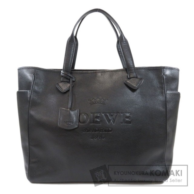 LOEWE ロエベ ロゴ トートバッグ レザー レディース