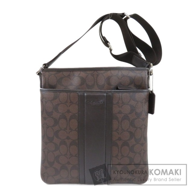 在庫処分 激安 COACH コーチ F71131 シグネチャー ショルダーバッグ PVC バッグ