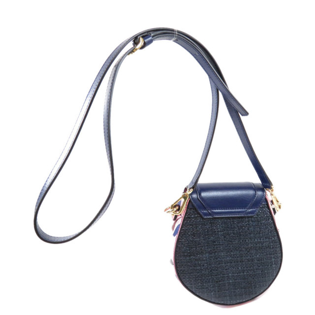 Emilio Pucci エミリオ・プッチ ロゴ ショルダーバッグ レザー レディース 