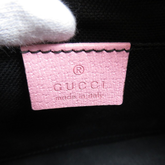 GUCCI グッチ 574886 GGサイケデリック ショルダーバッグ レザー  