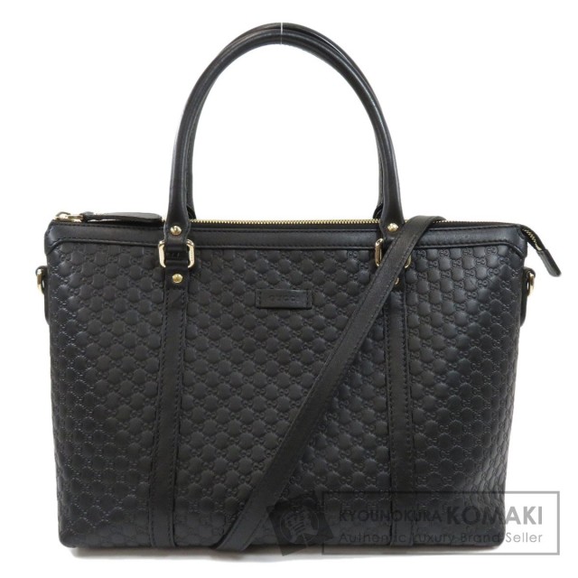 GUCCI グッチ 449656 マイクログッチ シマ 2WAY トートバッグ レザー  