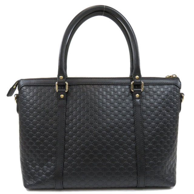 GUCCI グッチ 449656 マイクログッチ シマ 2WAY トートバッグ レザー 