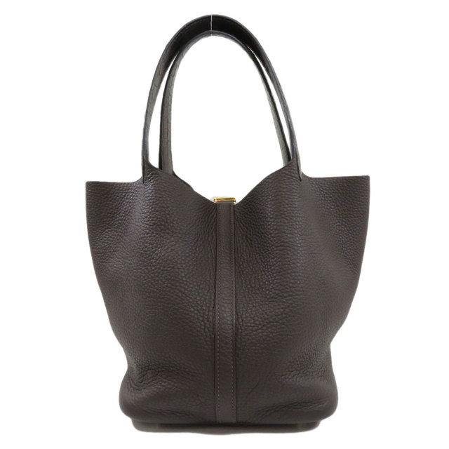 HERMES エルメス ピコタンロックMM タッチ ダークブラウン ゴールド 