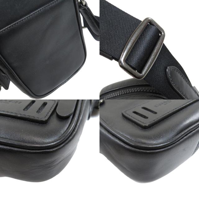 COACH コーチ F72963 ロゴ ショルダーバッグ レザー メンズ
