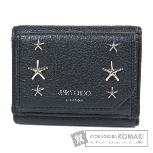 Jimmy Choo ジミーチュウ スターモチーフ 二つ折り財布（小銭入れあり 
