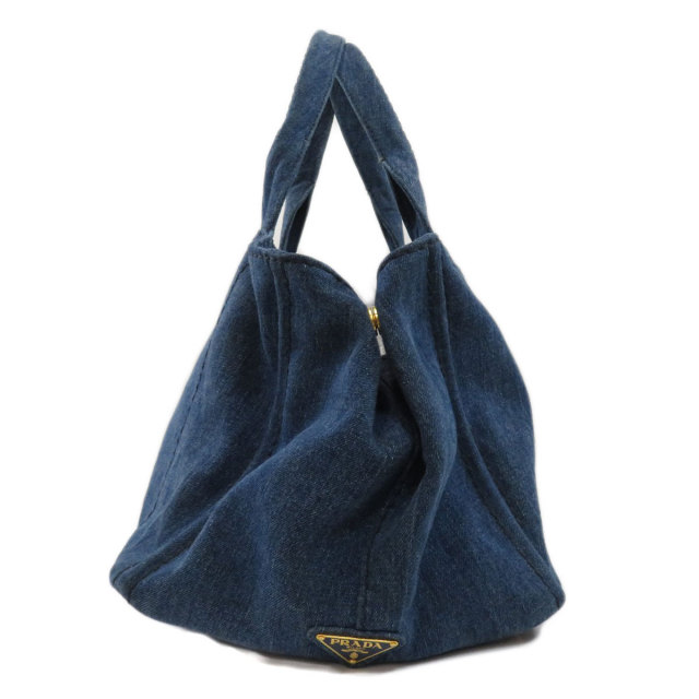 PRADA プラダ B1872B カナパ トートバッグ デニム レディース