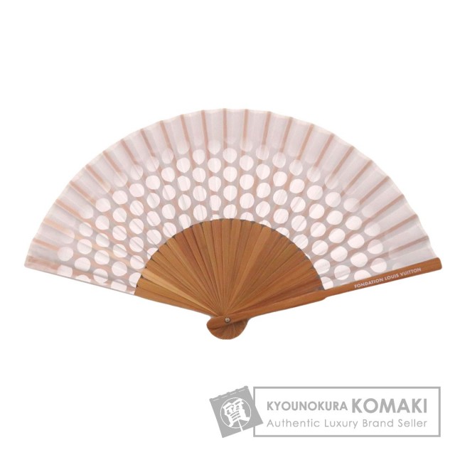 新品　未使用　ルイヴィトン　扇子　限定品 新品未使用】パリ限定！ フォンダシオン ルイヴィトン 美術館