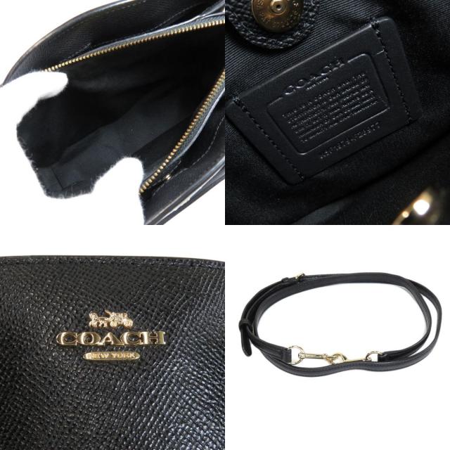 COACH(コーチ) / 2WAY/ハンドバッグ/PVC/BLK/無地/F28977 | 中古