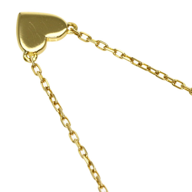 AHKAH アーカー ハートモチーフ ネックレス K18イエローゴールド  