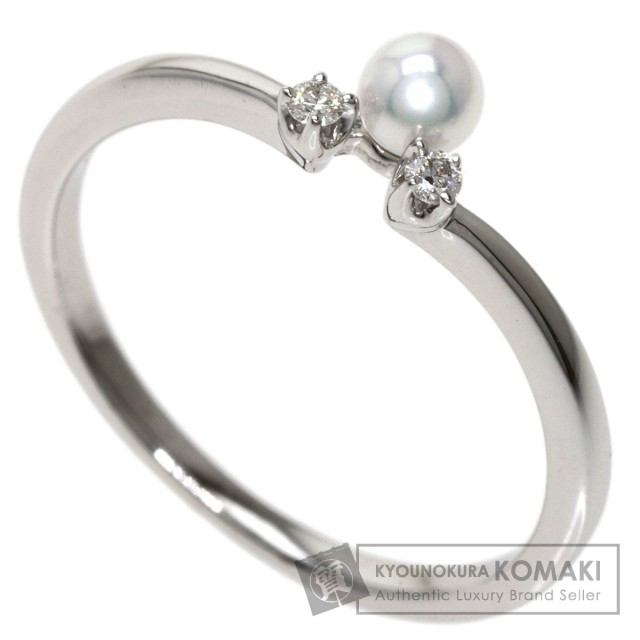 MIKIMOTO ミキモト ベビーパール 真珠 ダイヤモンド リング・指輪 K18  