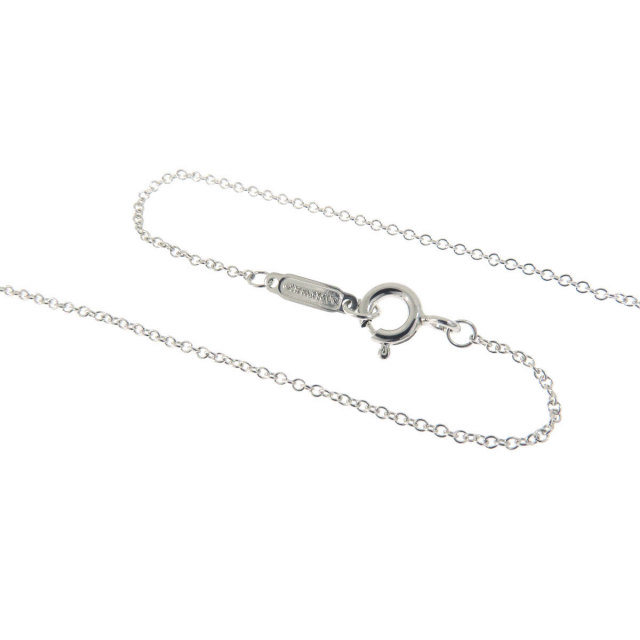 TIFFANY&Co. ティファニー ハートキー 1P ダイヤ ネックレス シルバー 