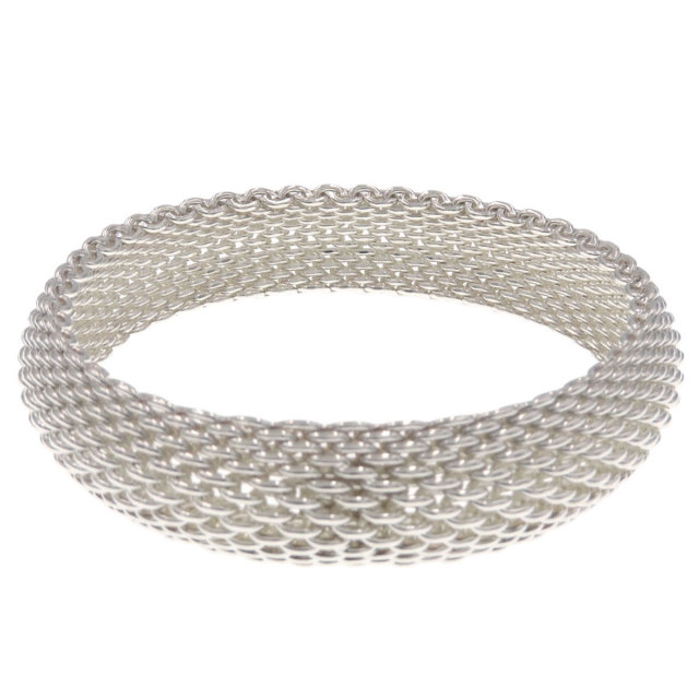 TIFFANY&Co. ティファニー サマセットメッシュ バングル ブレスレット 