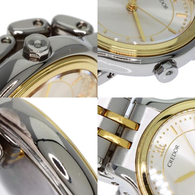 SEIKO セイコー 7371-0040 クレドール ラウンドフェイス 腕時計  