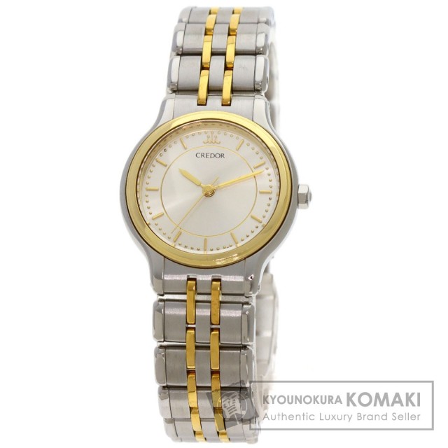 SEIKO セイコー 7371-0040 クレドール ラウンドフェイス 腕時計  