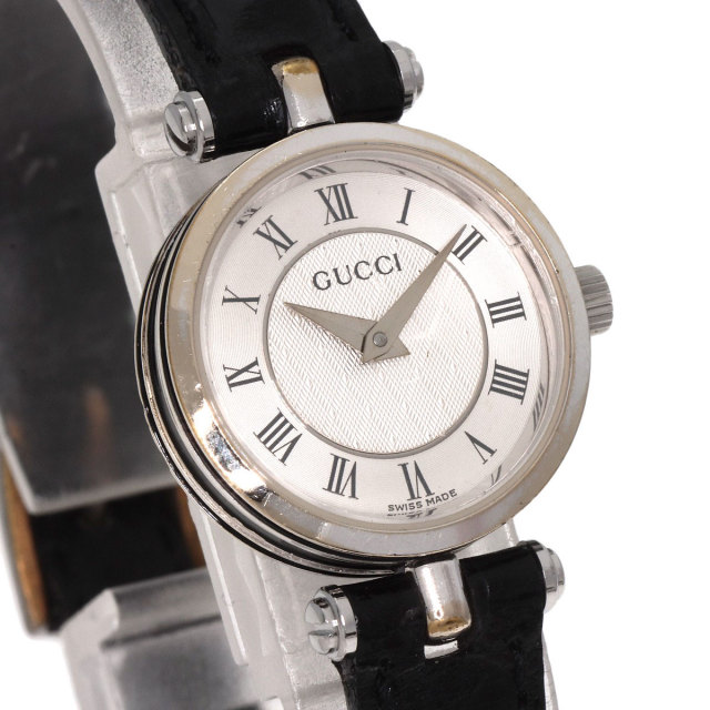 GUCCI グッチ 2040L 腕時計 ステンレススチール/革 レディース
