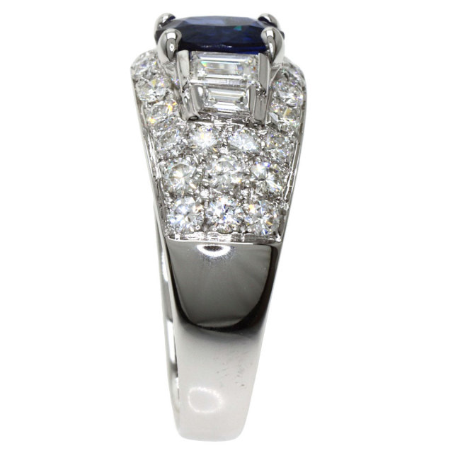 BVLGARI ブルガリ サファイア ダイヤモンド リング・指輪 K18ホワイト 