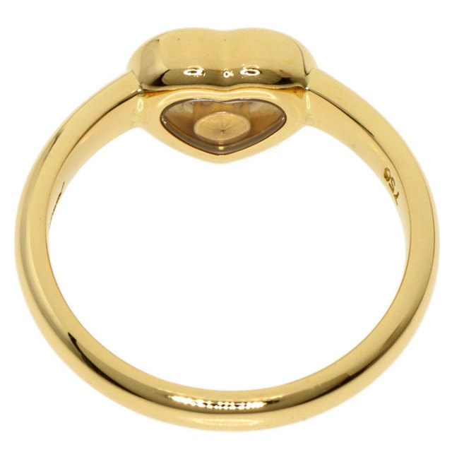 Chopard ダイヤモンド付きゴールドリング Chopard ショパール ハッピーダイヤモンド リング・指輪 K18イエロー