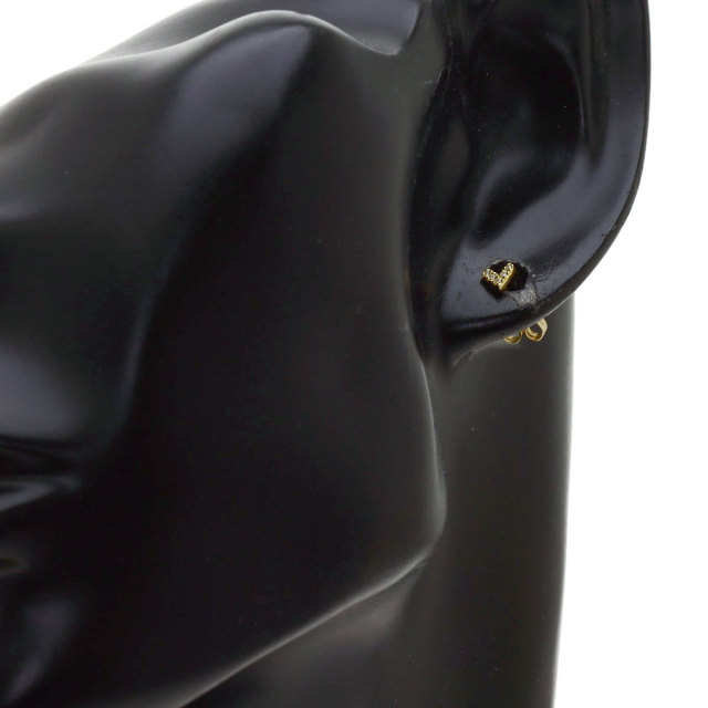 AHKAH アーカー ローラハート ダイヤモンド ピアス K18イエロー 