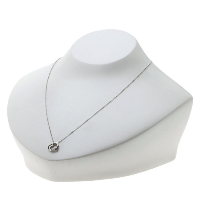 STAR JEWELRY スタージュエリー ハートモチーフ サファイア ネックレス 