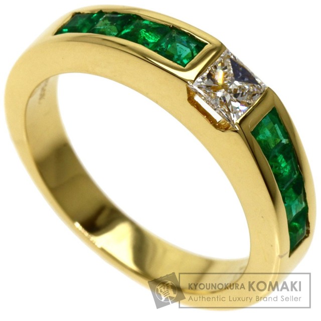 TIFFANY&Co. ティファニー エメラルド ダイヤモンド リング・指輪 K18  