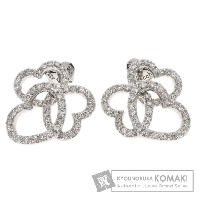 Ponte Vecchio ポンテヴェキオ ダイヤモンド ハートモチーフ ピアス  