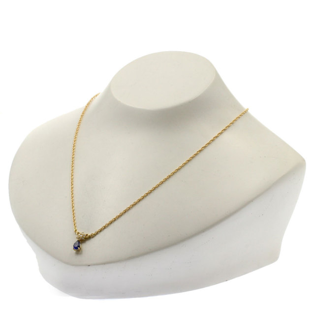 CRESCENT VERT クレサンベール サファイア ダイヤモンド ネックレス  