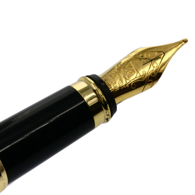 ゴールド 大きから 万年筆 金属製 