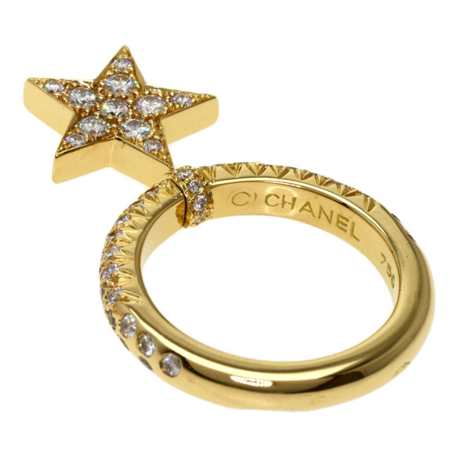 CHANEL シャネル コメットスター ダイヤモンド #47 リング・指輪 K18 