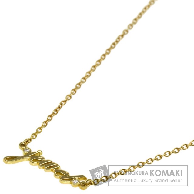 AHKAH アーカー ダイヤモンド jewel モチーフ ネックレス K18 